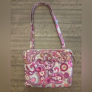 Retired Vera Bradley “Paisley Meets Plaid” shoulder bag